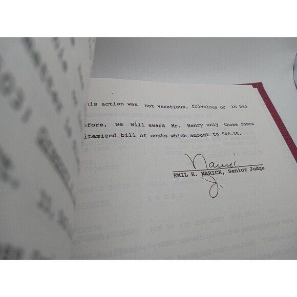 Commonwealth Court of Pennsylvania Election Cases July 1, 1987 - 1994 Book - Picture 7 of 10